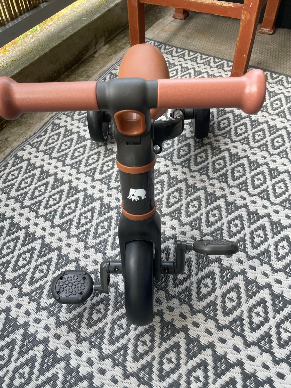 Deryan 2-in-1 loopfiets/driewieler voor kinderen, Ophalen of Verzenden, Zo goed als nieuw, Verstelbare zitting