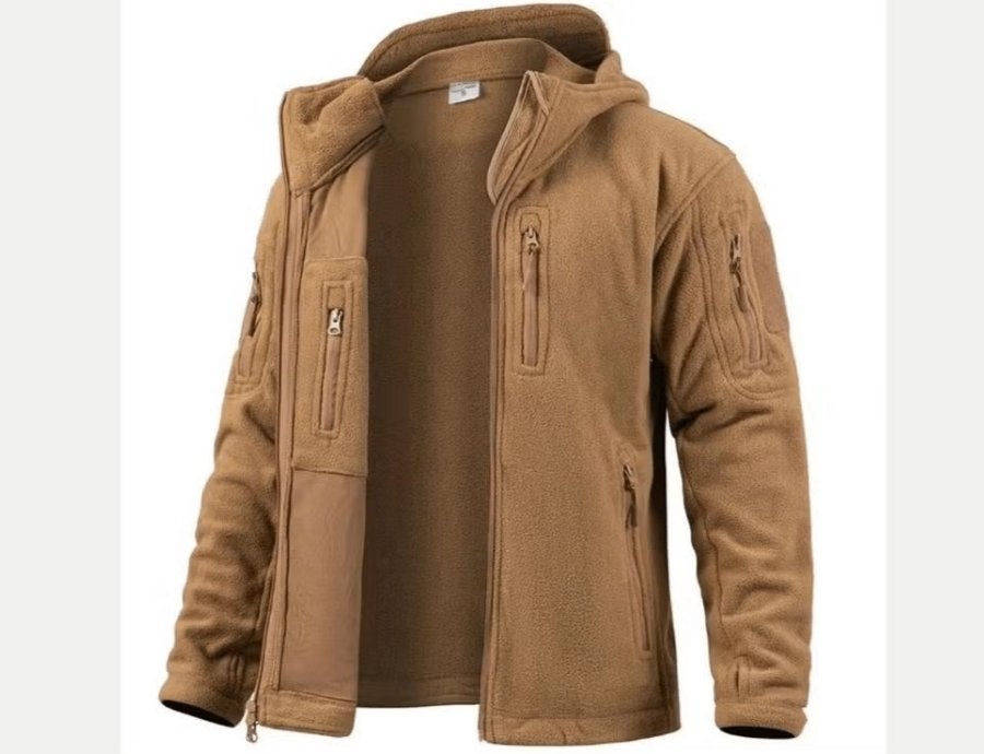 Taktische warme fleece herenjas / jachtjas
