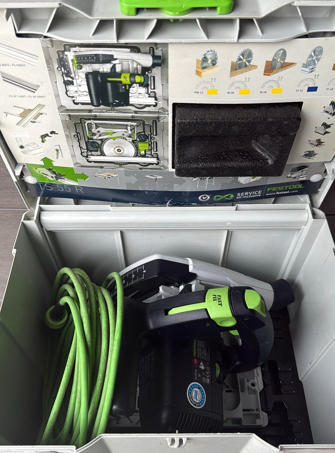 Foto 6 van FESTOOL TS 55 REBQ INVALZAAG