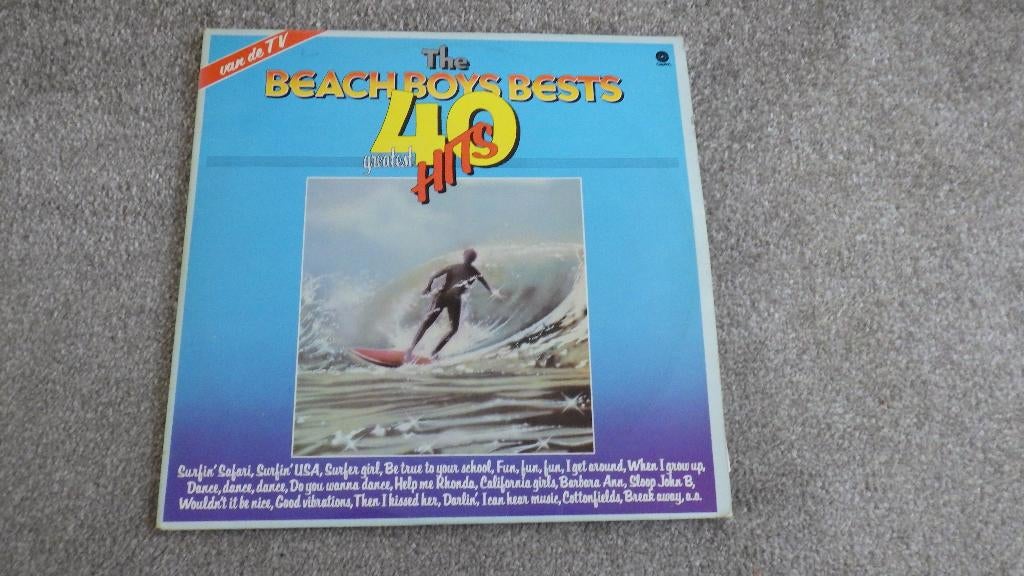 LP The best of beach boys bests 40 hits, Ophalen of Verzenden, Gebruikt, 12 inch