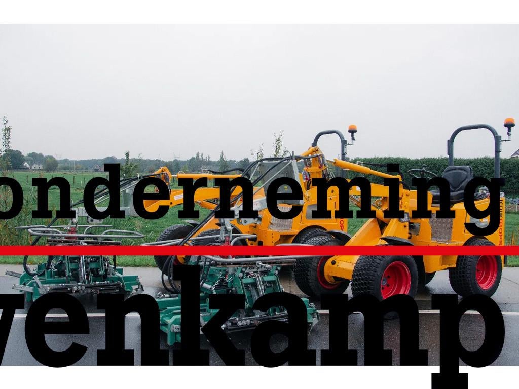 GEZOCHT: Hunklinger Machinale Bestratingsklemmen, Wiellader of Shovel