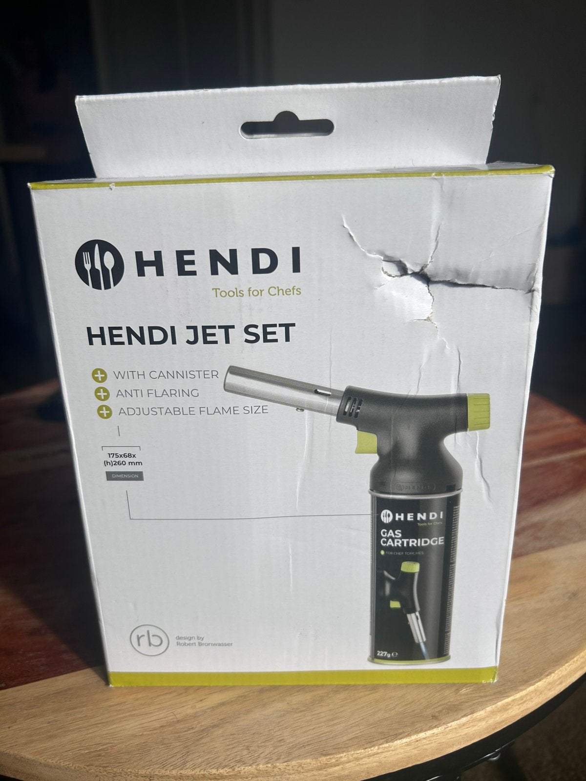 HENDI Jet Set Koksbrander met Gasbus – Gloednieuw, Overige typen, Hendi, Ophalen of Verzenden, Zo goed als nieuw