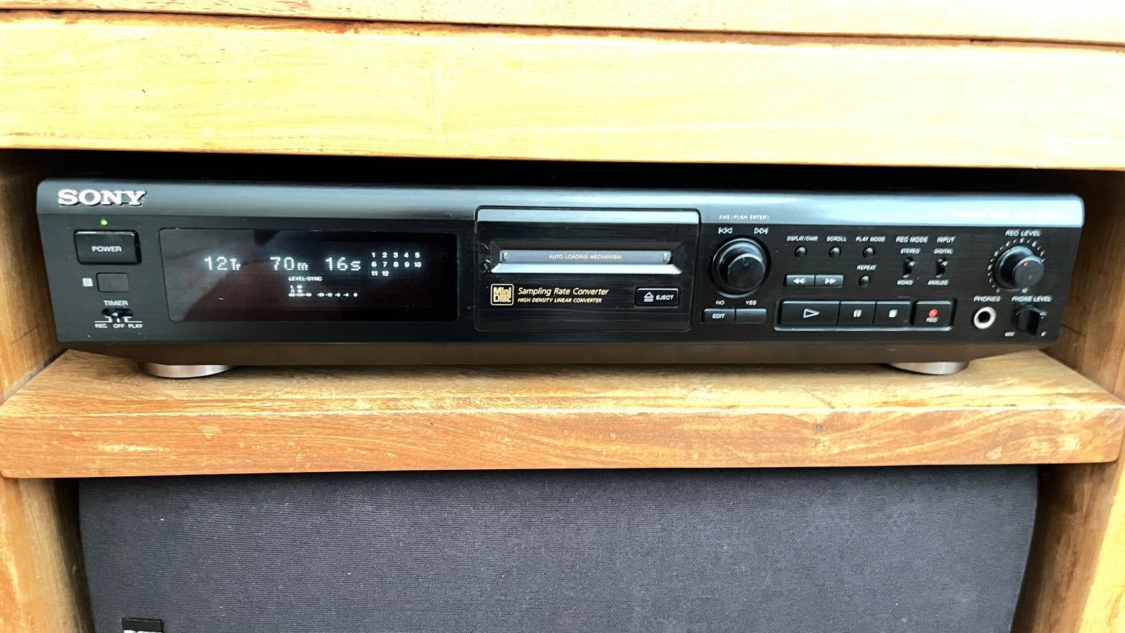 Sony Minidisc Deck MDS-JE500 - Uitstekende staat, Ophalen of Verzenden, Minidisc-recorder