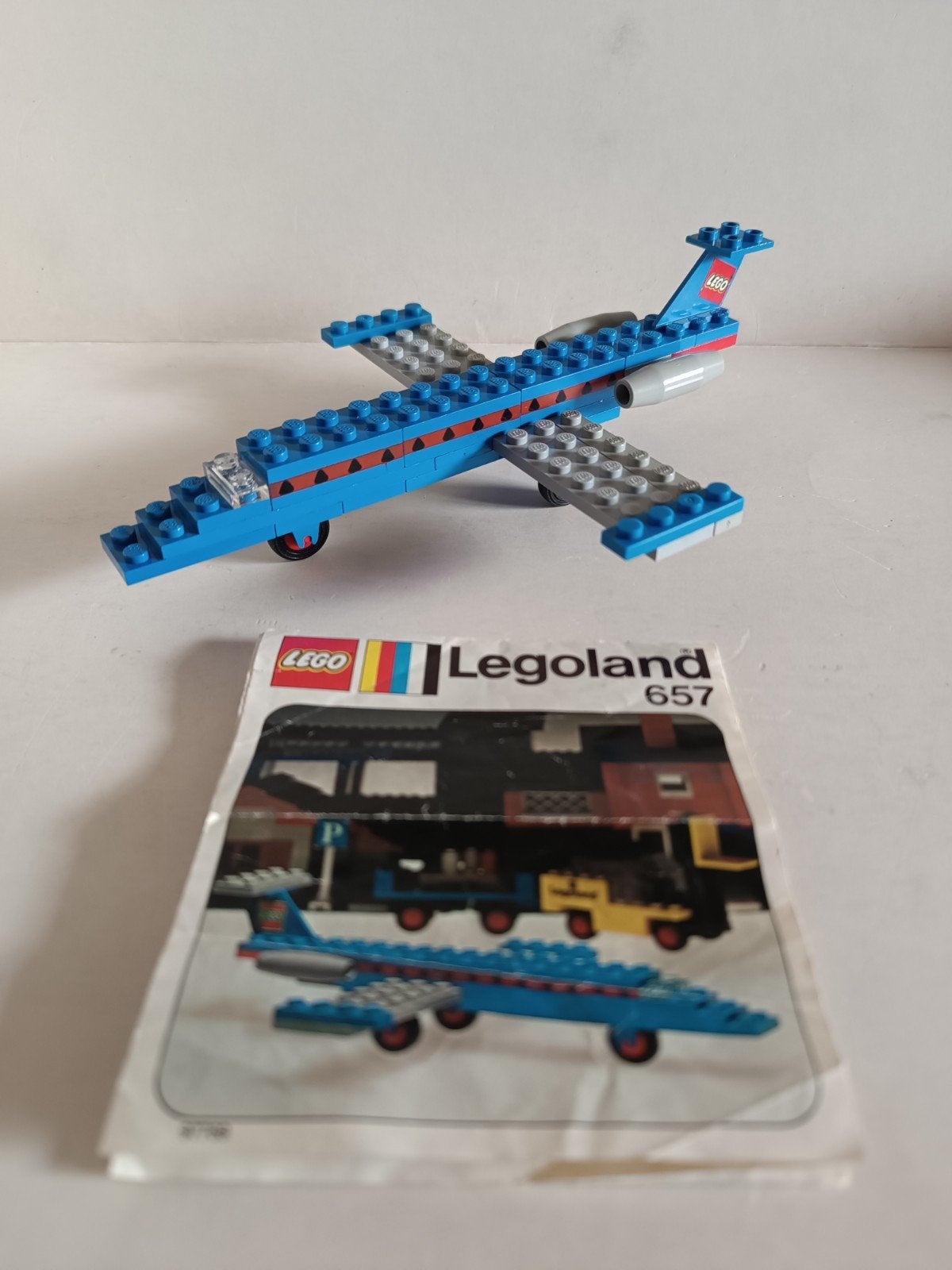 Vintage Lego Legoland 657 Executive Jet uit 1974, Gebruikt, Lego, Ophalen of Verzenden, LEGOLAND