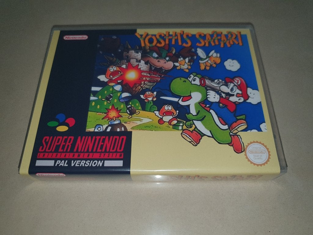 Yoshi's Safari SNES Game Case, Avontuur en Actie, Verzenden, 1 speler, Zo goed als nieuw