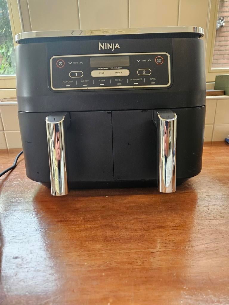 Ninja Airfryer AF300EU - Dual Zone heteluchtfriteuse, Witgoed en Apparatuur, Airfryers, Ophalen, Zo goed als nieuw