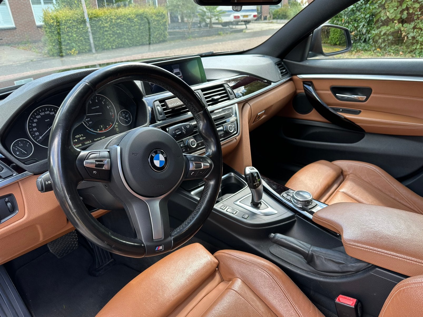 BMW 4-Serie 428I 2.0 Automaat Luxury Gran Coupé 2015 Zwart, Auto's, BMW, Automaat, 745 kg, Achterwielaandrijving, 1505 kg