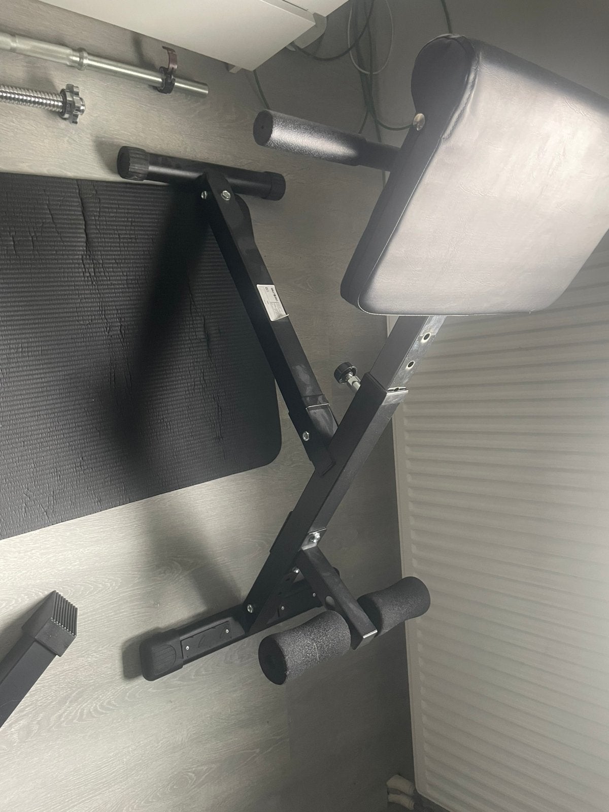 Inklapbare Hyperextension Bank gorllia sports, Sport en Fitness, Ophalen of Verzenden, Zo goed als nieuw, Fitnessbank