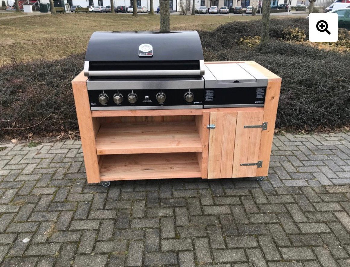 Grand Hall Maxim G4 met zij rander Gasbarbecue Nieuw, Ophalen, Nieuw