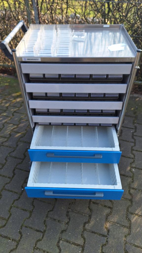 Gereedschapswagen RVS gereedschapskar sorteer kar, Ophalen, ., Zo goed als nieuw, .