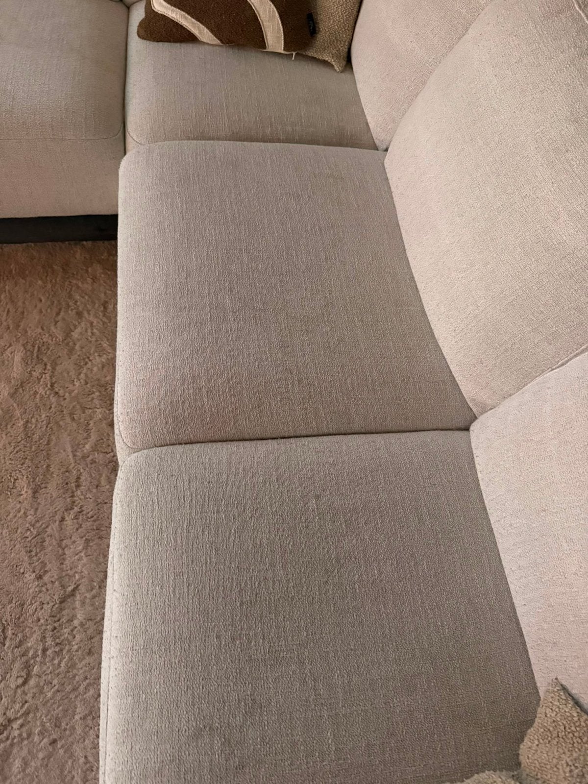 Bank van Zitmaxx (265 cm) met 4 eetstoelen, Huis en Inrichting, Ophalen, 250 tot 300 cm, Gebruikt, Hoekbank