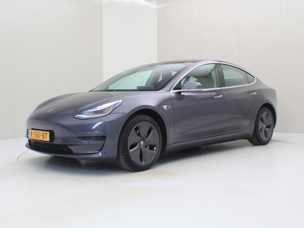 Tesla Model 3 Standard RWD Plus 88% SoH [ LFP-ACCU+AUTOPILOT, Auto's, Automaat, Gebruikt, Zwart, Sedan