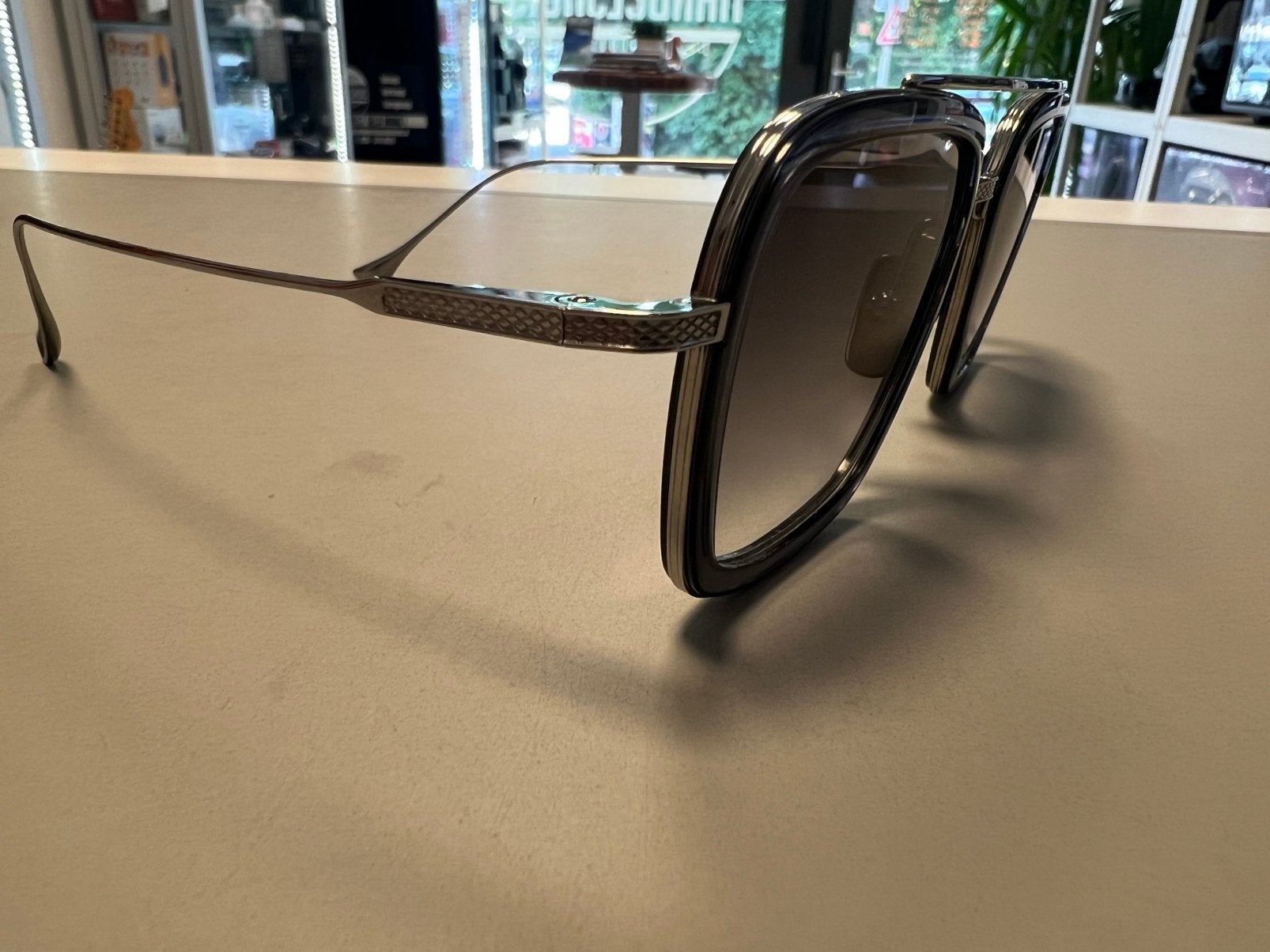 Dita sunglasses flight 006 silver blue one size. AANBIEDING, Overige merken, Blauw, Ophalen of Verzenden, Zo goed als nieuw