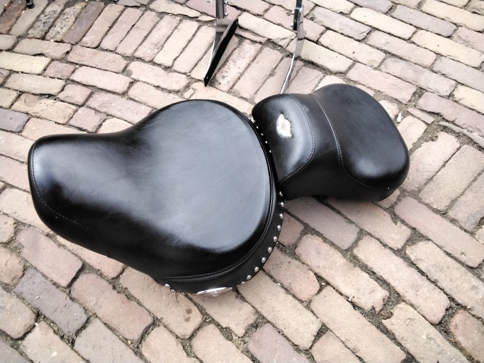 Zadel fatboy sissybar, Motoren, Onderdelen | Harley-Davidson, Ophalen of Verzenden