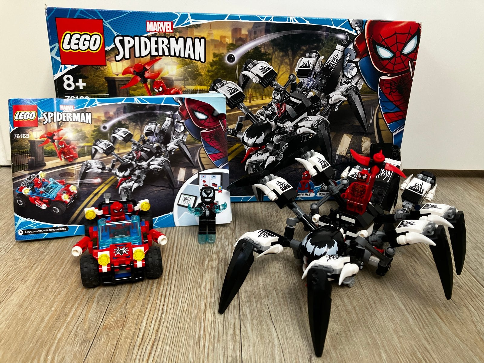 Lego Marvel Spider-Man Venom Crawler 76163 compleet, Inclusief instructies, Marvel, Lego, Ophalen of Verzenden