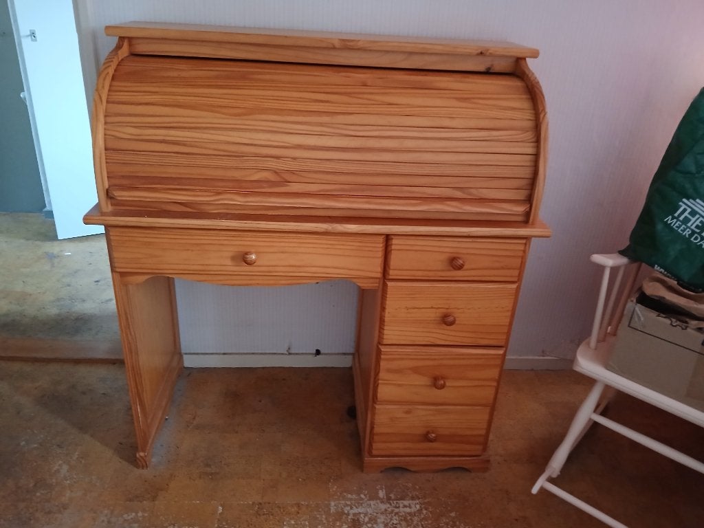 Bureau, Ophalen, Met lades, Gebruikt, Scandinavisch