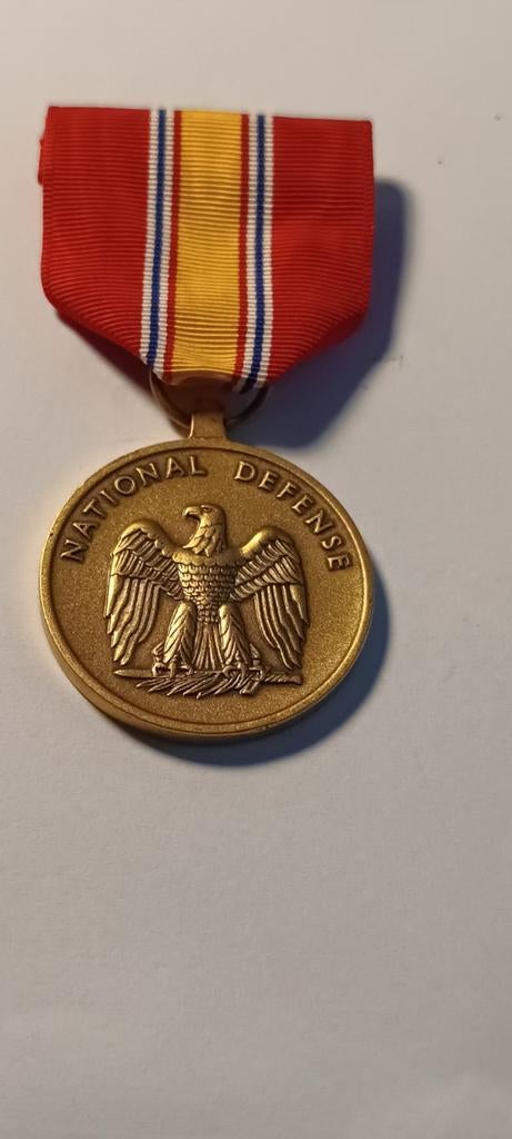 Nationale Defensie Medaille (National Defense Service Medal), Ophalen of Verzenden, Landmacht, Amerika, Lintje, Medaille of Wings