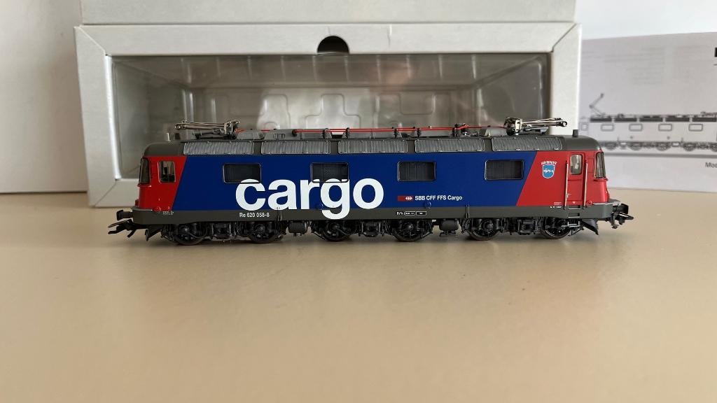 Marklin 37321 RE 6/6 SBB Cargo MFX Sound Nieuwstaat, Wisselstroom, Locomotief, Ophalen of Verzenden, Zo goed als nieuw