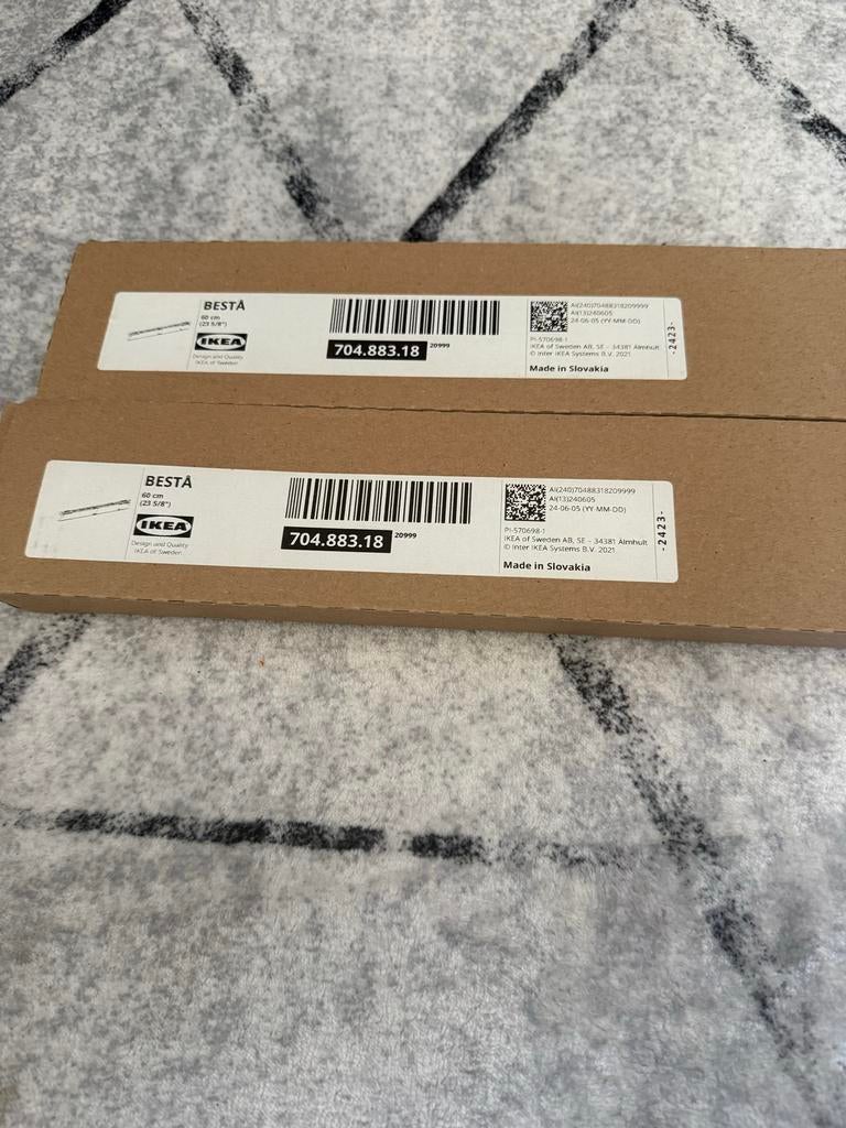 IKEA BESTÅ Ladegeleiders (2 stuks), Ophalen of Verzenden, Nieuw