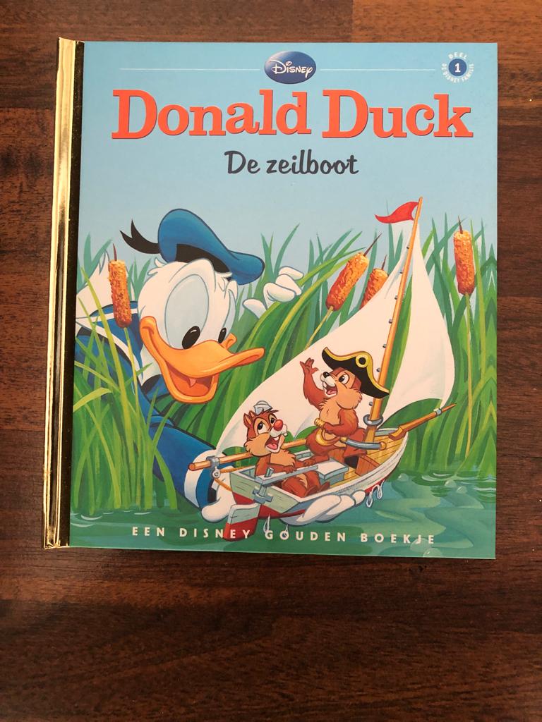 Donald Duck: De zeilboot - Een Disney Gouden Boekje, Boeken, Kinderboeken | Kleuters, Gelezen, Fictie algemeen, 4 jaar, Jongen of Meisje