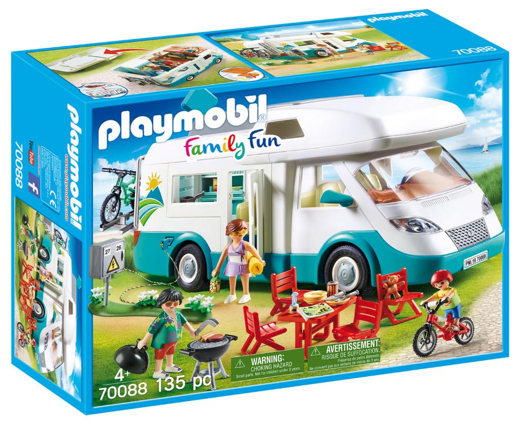 PLAYMOBIL 70088 Mobilhome met Familie (Camper), Ophalen of Verzenden, Nieuw