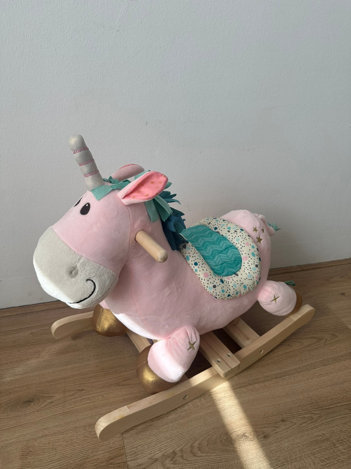 B Toys Hobbelpaard Eenhoorn, Ophalen, Zo goed als nieuw