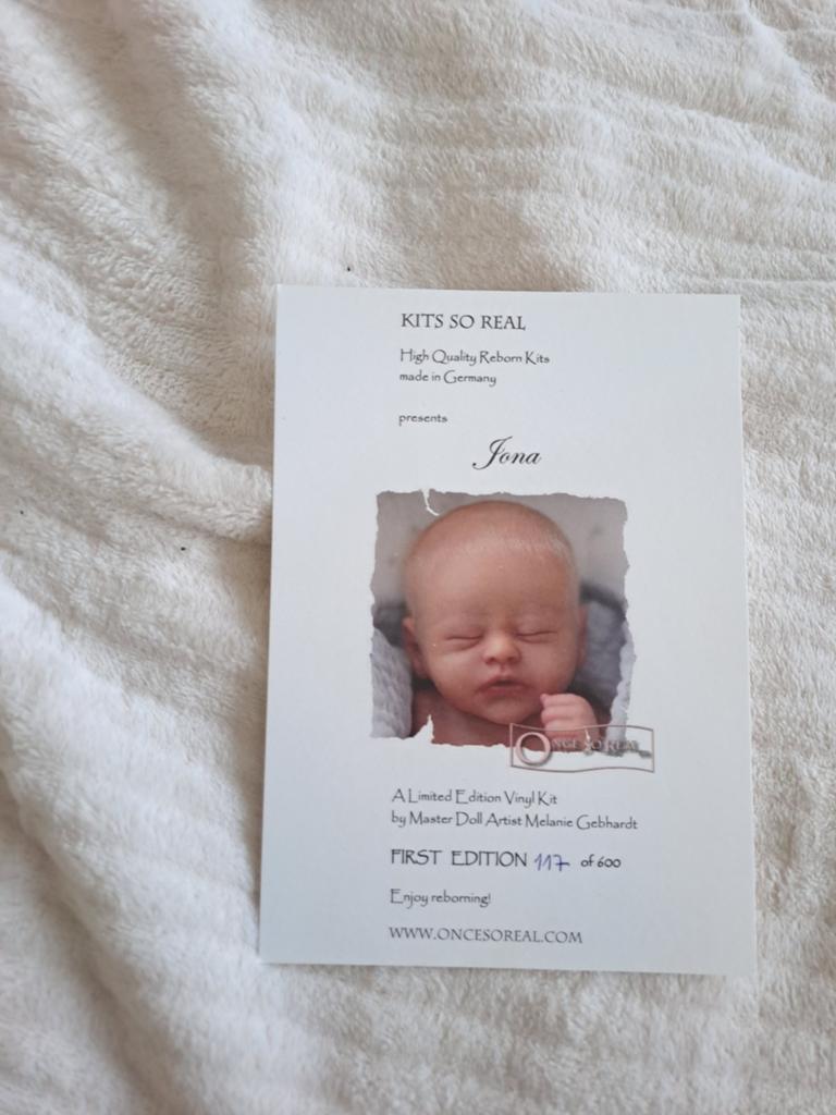 Reborn jona, Ophalen of Verzenden, Zo goed als nieuw, Babypop, Levensecht of Reborn