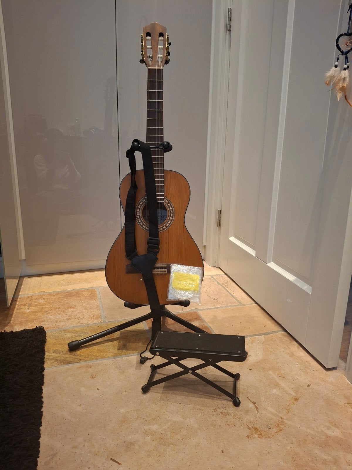 Klassieke gitaar set (Angel Lopez), Ophalen, Zo goed als nieuw, Klassieke of Spaanse gitaar