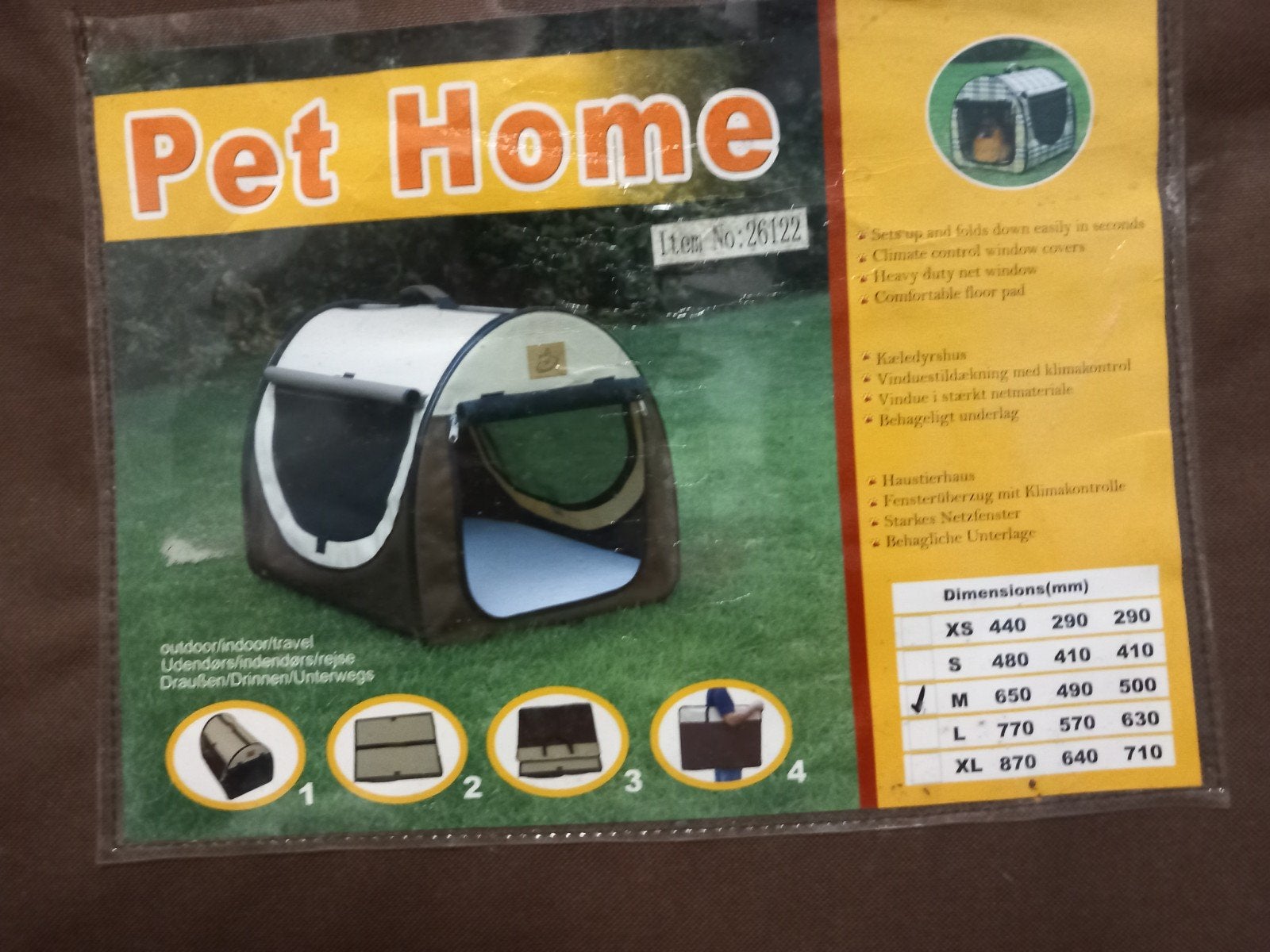 honden/ katten bench transporter, Ophalen, Gebruikt