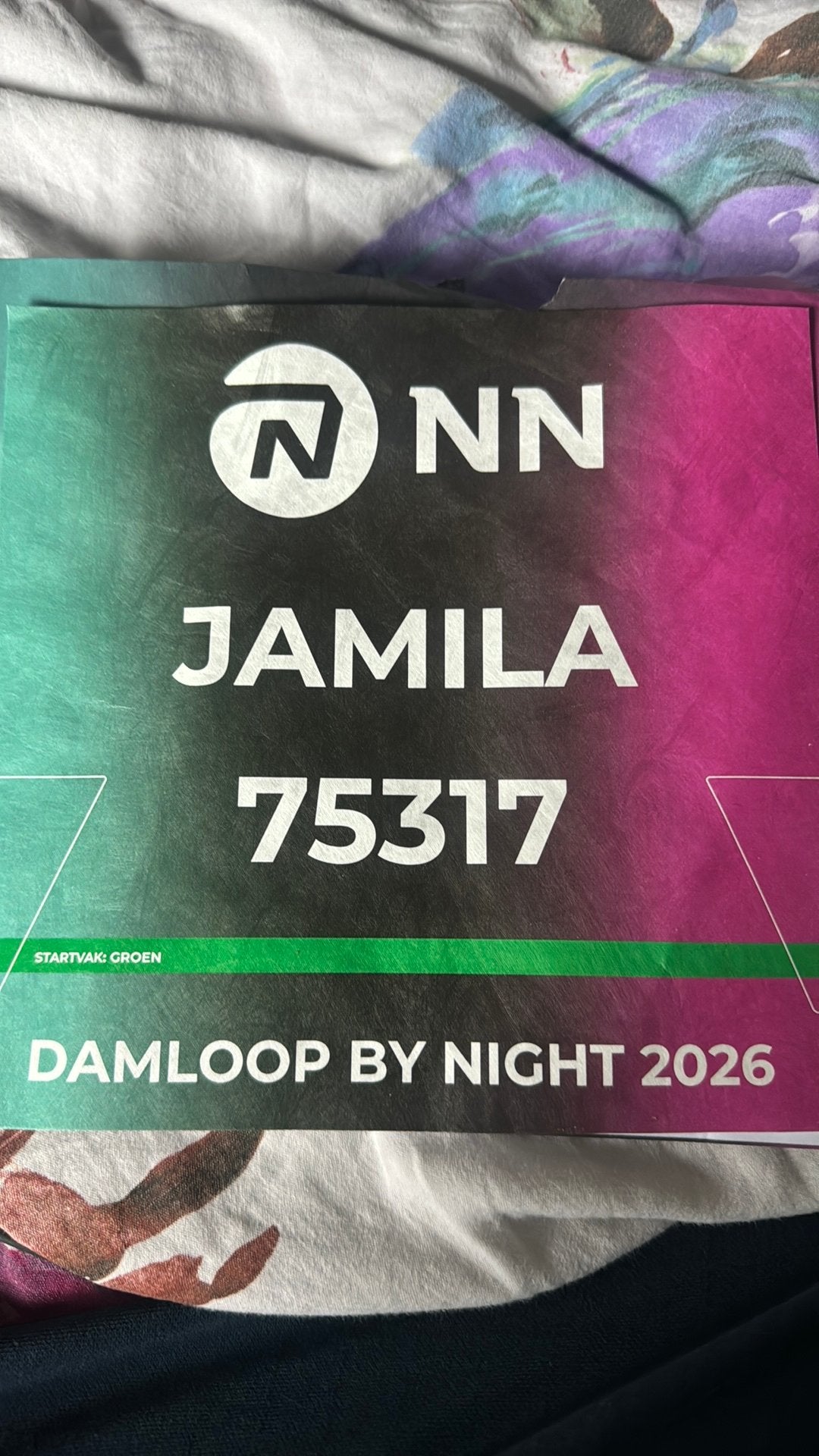 Damloop by night 5 miles, Ophalen of Verzenden, Zo goed als nieuw