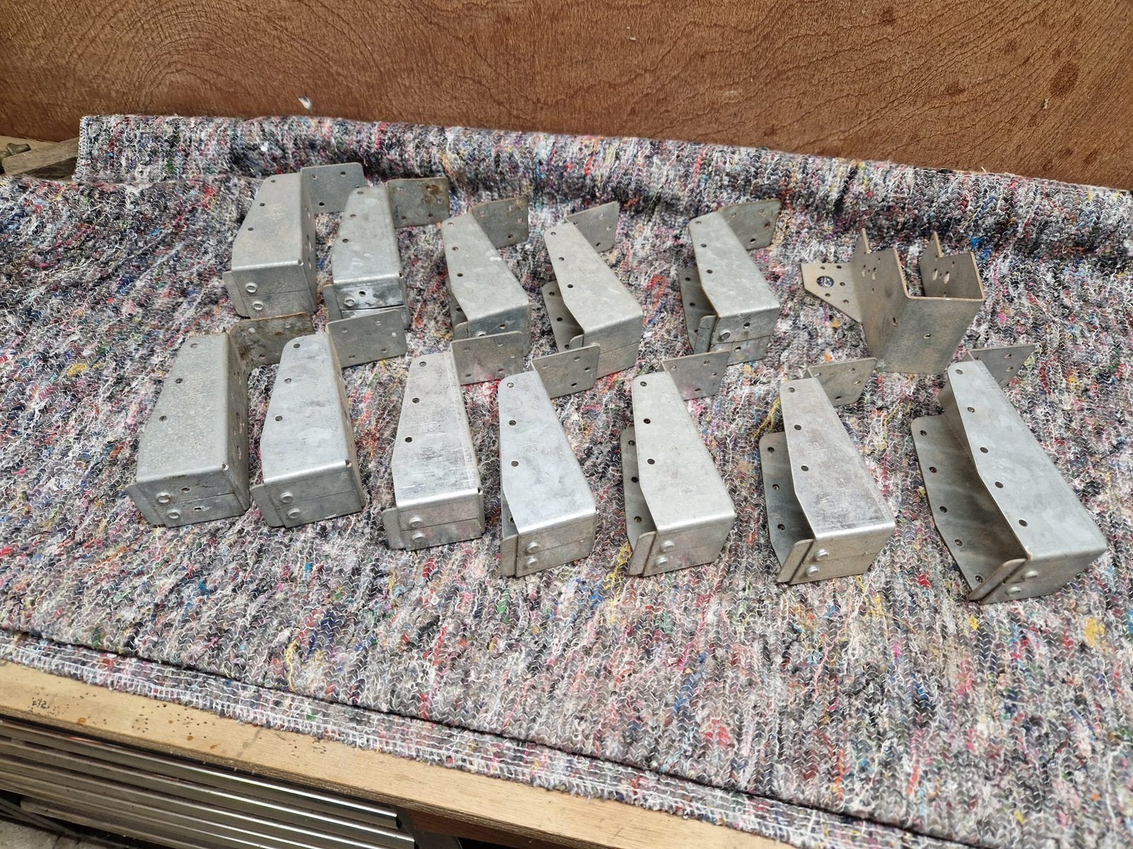 Balkdragers 50 x125 mm 13 stuks, Ophalen, Gebruikt
