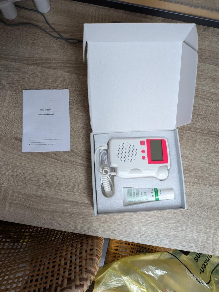 Baby Doppler - Luister naar het hartje van je baby, Kinderen en Baby's, Overige Kinderen en Baby's, Ophalen of Verzenden, Zo goed als nieuw