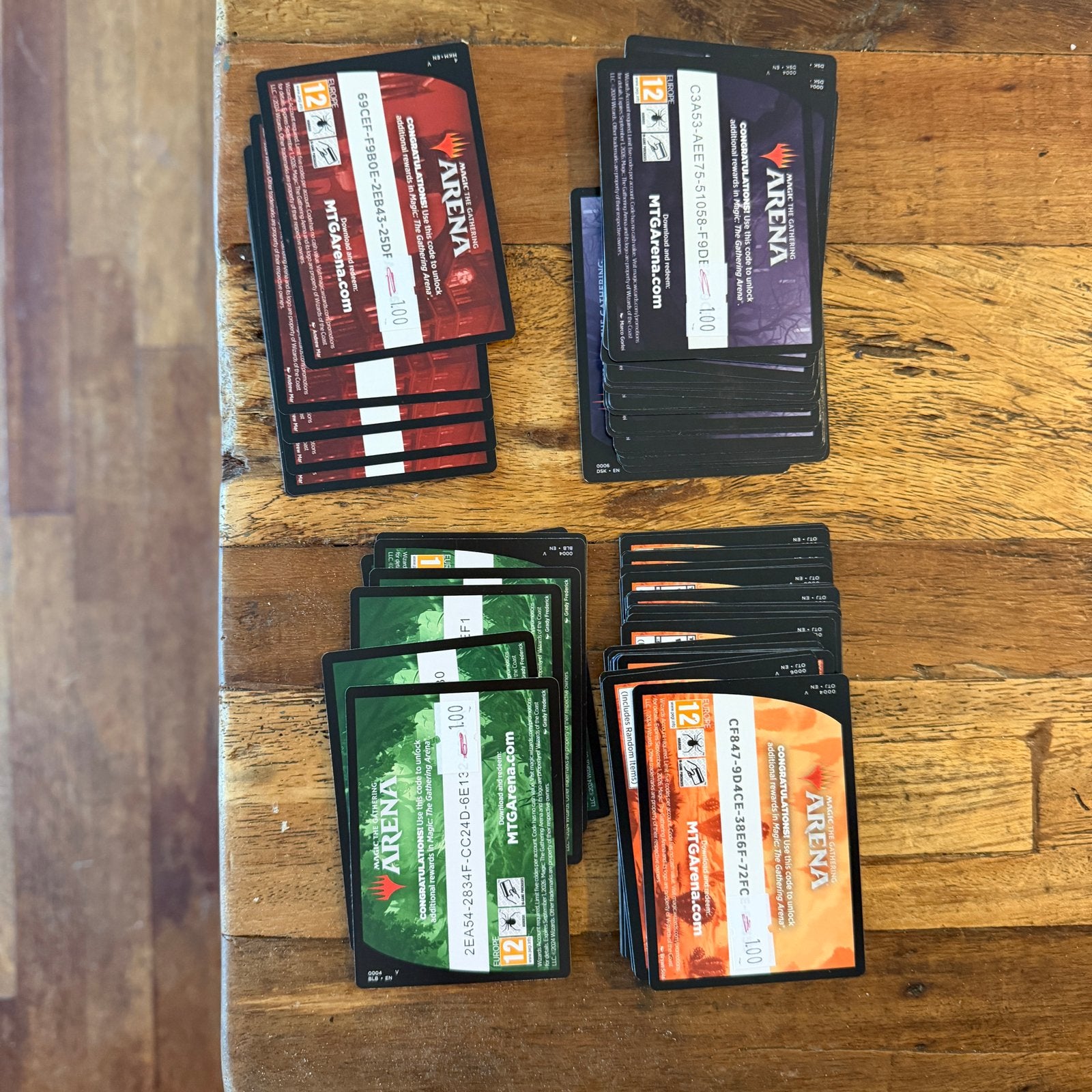 66 Magic The Gathering Arena codes - MTG Arena, Verzenden, Nieuw, Overige typen