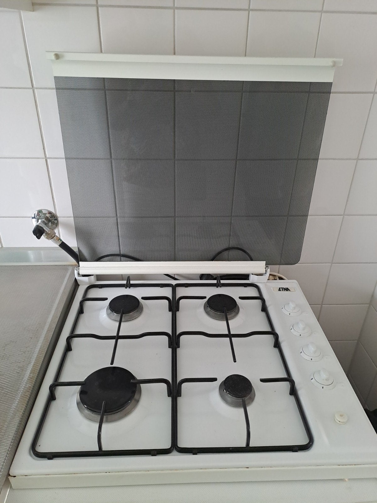 Etna 4 pits gaskookplaat, Ophalen, Minder dan 85 cm, 4 kookzones, Inbouw