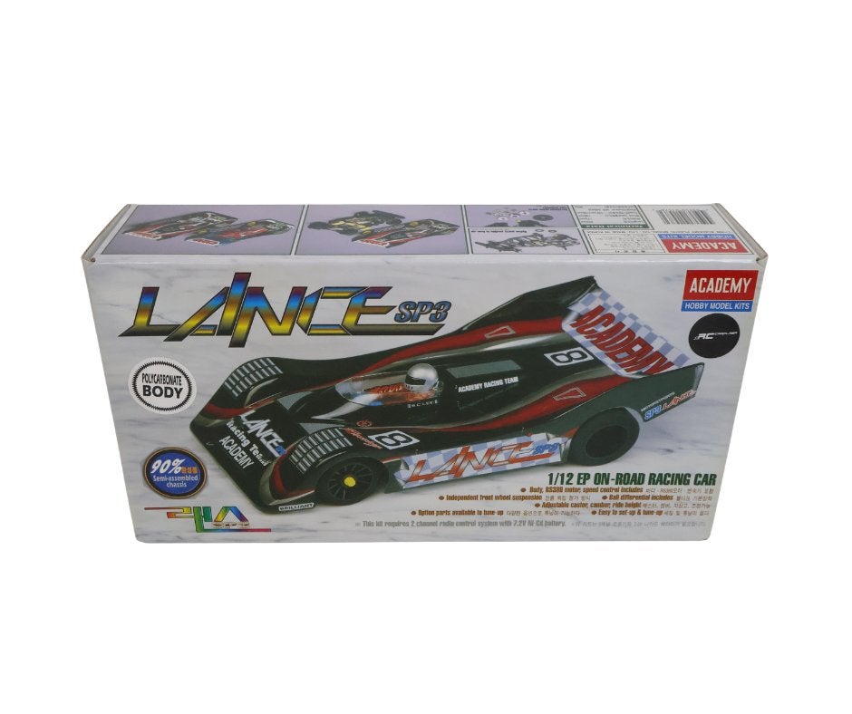 Academy Lance SP3 1/12 RC, Hobby en Vrije tijd, Modelbouw | Radiografisch | Auto's, Nieuw, Auto onroad, Elektro, Overige schalen