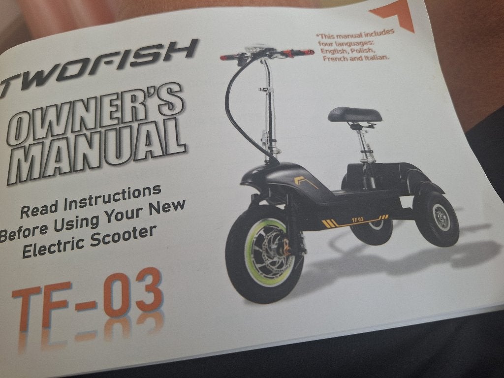 SCOOTER TWOFISH, Ophalen, Nieuw, Overige typen, Overige merken