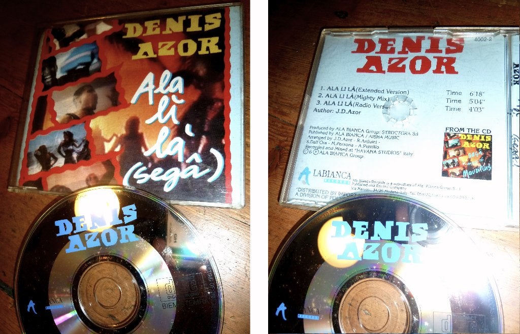 cd CD-SINGLE DENIS AZOR ALA LI LA (SEGA), Ophalen of Verzenden, Single