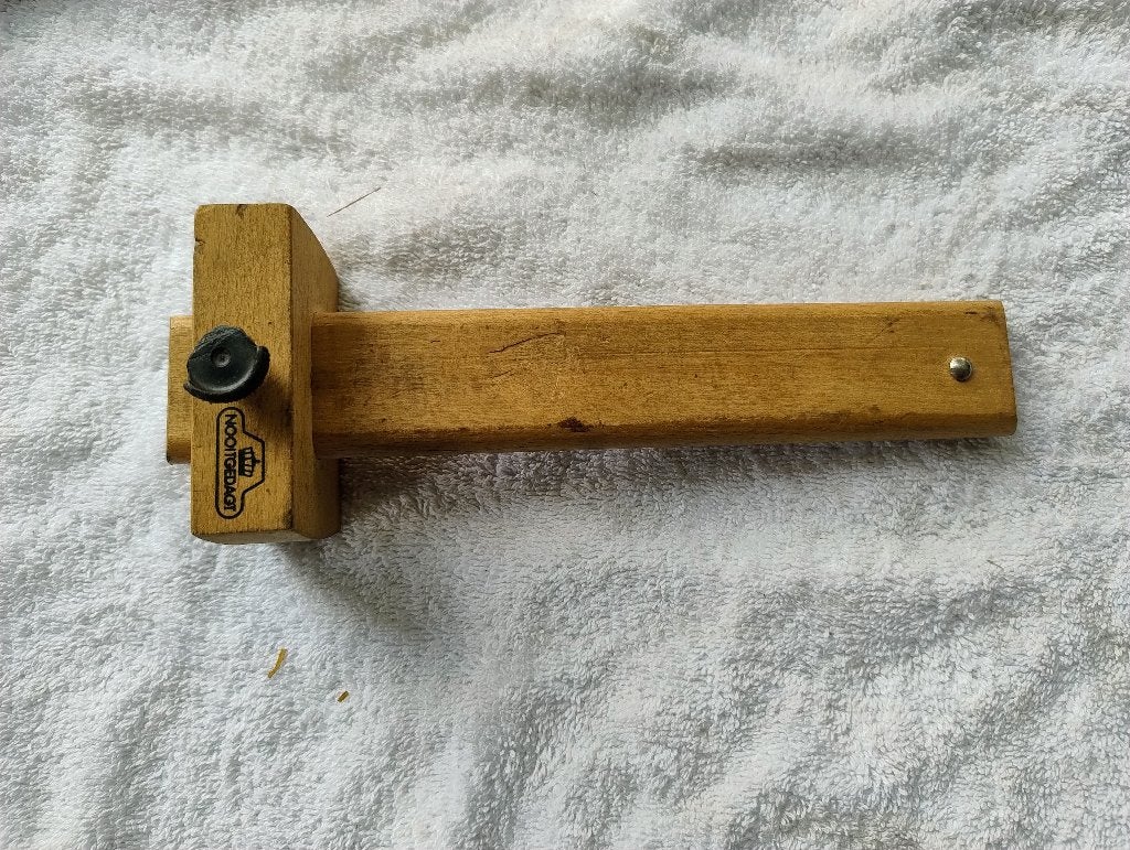 nooitgedagt kruishout 22 cm lang schroef is kopje stuk, Ophalen of Verzenden, Gebruikt, Overige typen, Nooitgedacht