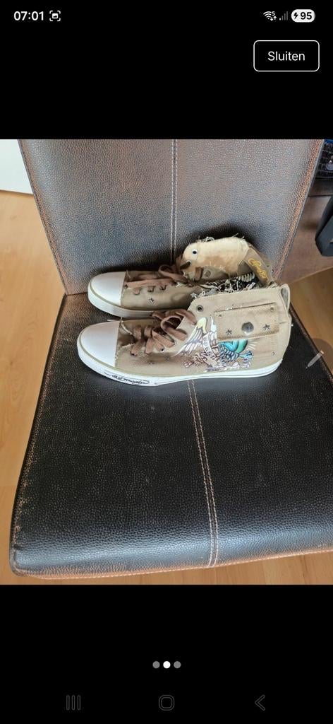 Nieuw Ed Hardy hoge sneakers maat 44,5 tekoop, Kleding | Heren, Ophalen of Verzenden, Nieuw, Zwart, Boots