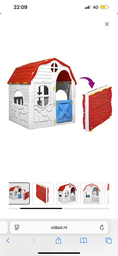 Leuk speelhuisje voor kinderen, Kinderen en Baby's, Speelgoed | Buiten | Speelhuisjes, Ophalen of Verzenden, Gebruikt, Kunststof