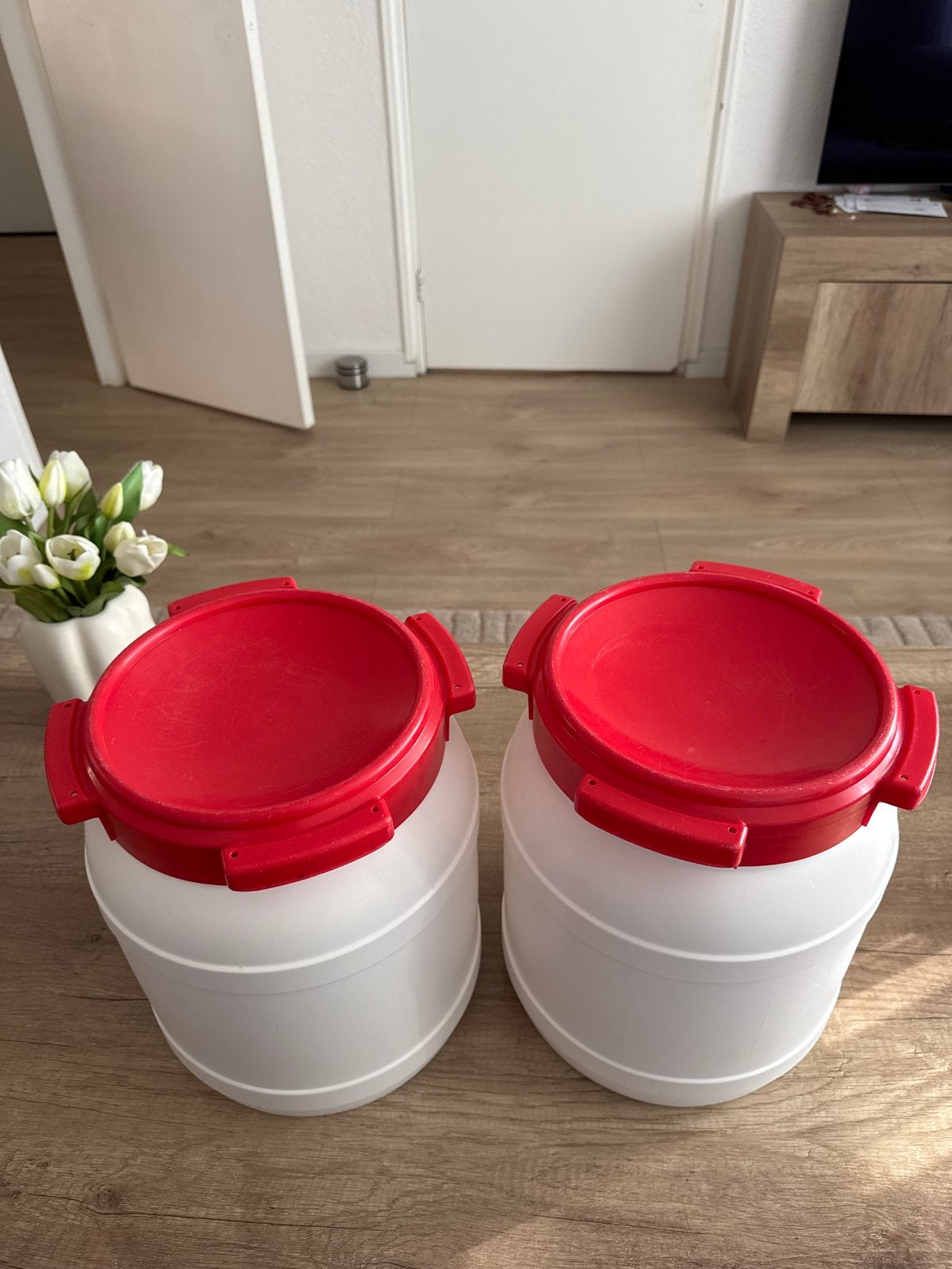 Cirtec voerton 15L (2 stuks), Ophalen of Verzenden, Gebruikt