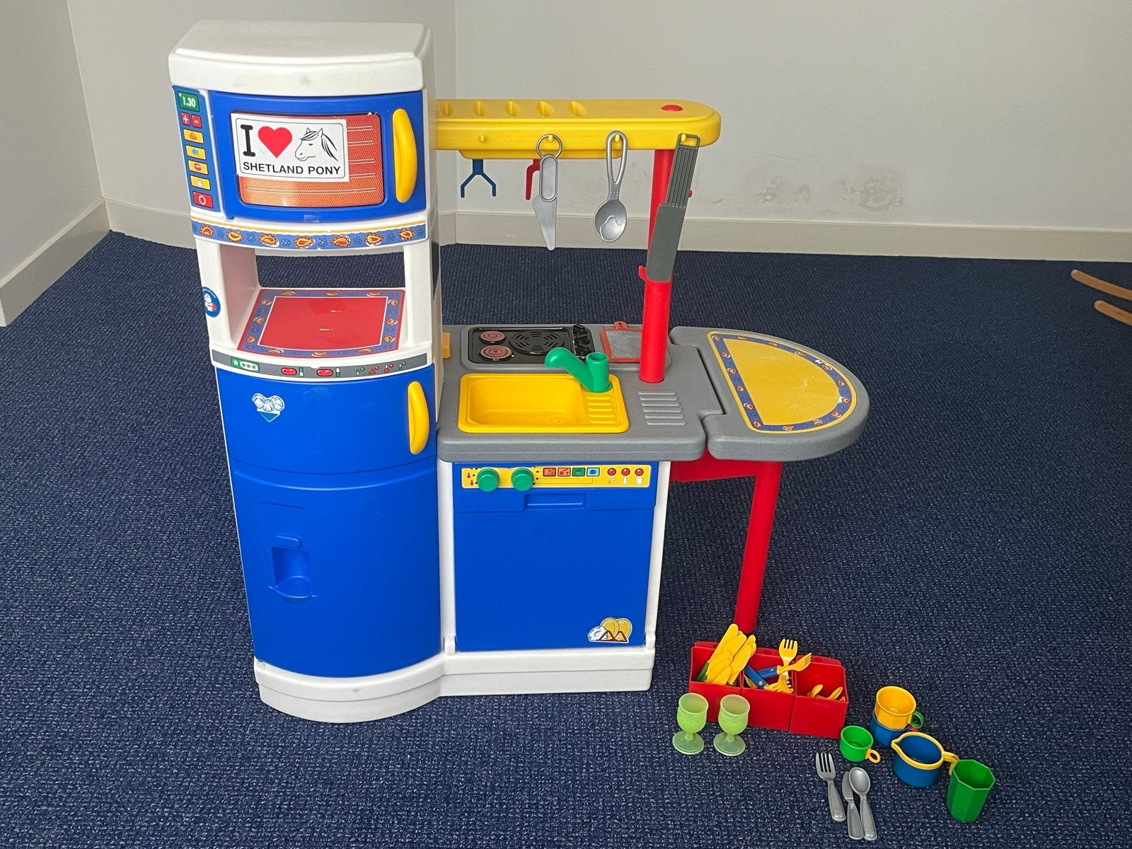 kunststof kinderkeuken met accessoires, Ophalen, Gebruikt, Jongen of Meisje