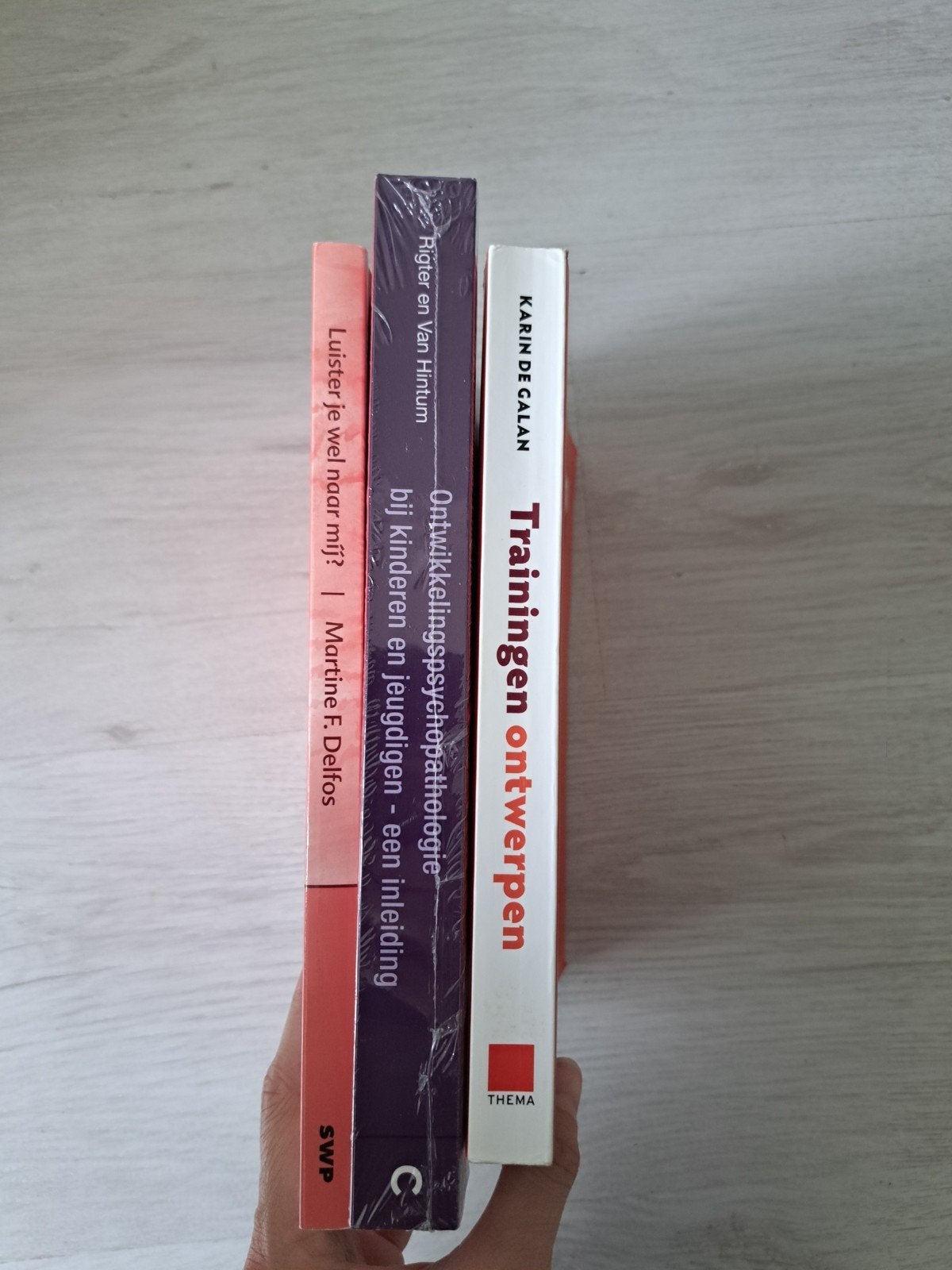 Toegepaste Psychologie boeken, Riger, Van Hinlum, Delfos, De Galan, Zo goed als nieuw, Gamma, HBO