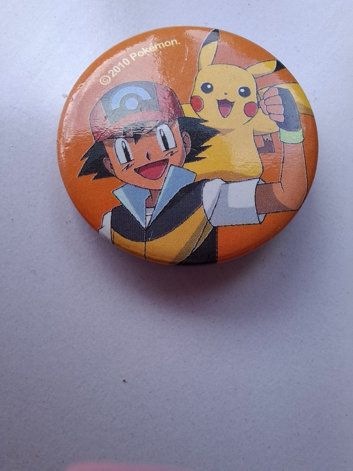 Pokémon Buttons / Speldjes - Ash, Pikachu, Piplup, Turtwig, Verzenden, Gebruikt, Figuurtje, Button