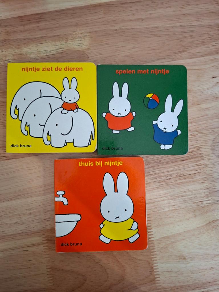 Nijntje Boekjes Set, Boeken, 0 tot 6 maanden, Dick Bruna, Uitklap-, Voel- of Ontdekboek, Ophalen