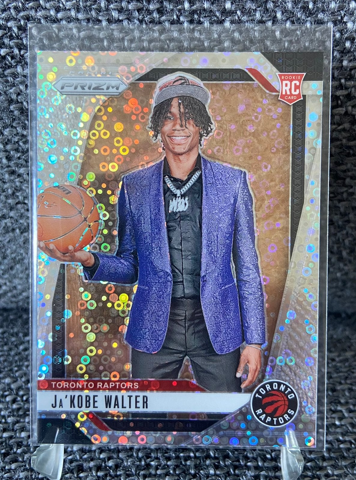 Ja’Kobe Walter RC Toronto Raptors Panini NBA basketball card, Hobby en Vrije tijd, Ophalen of Verzenden, Nieuw, Plaatje