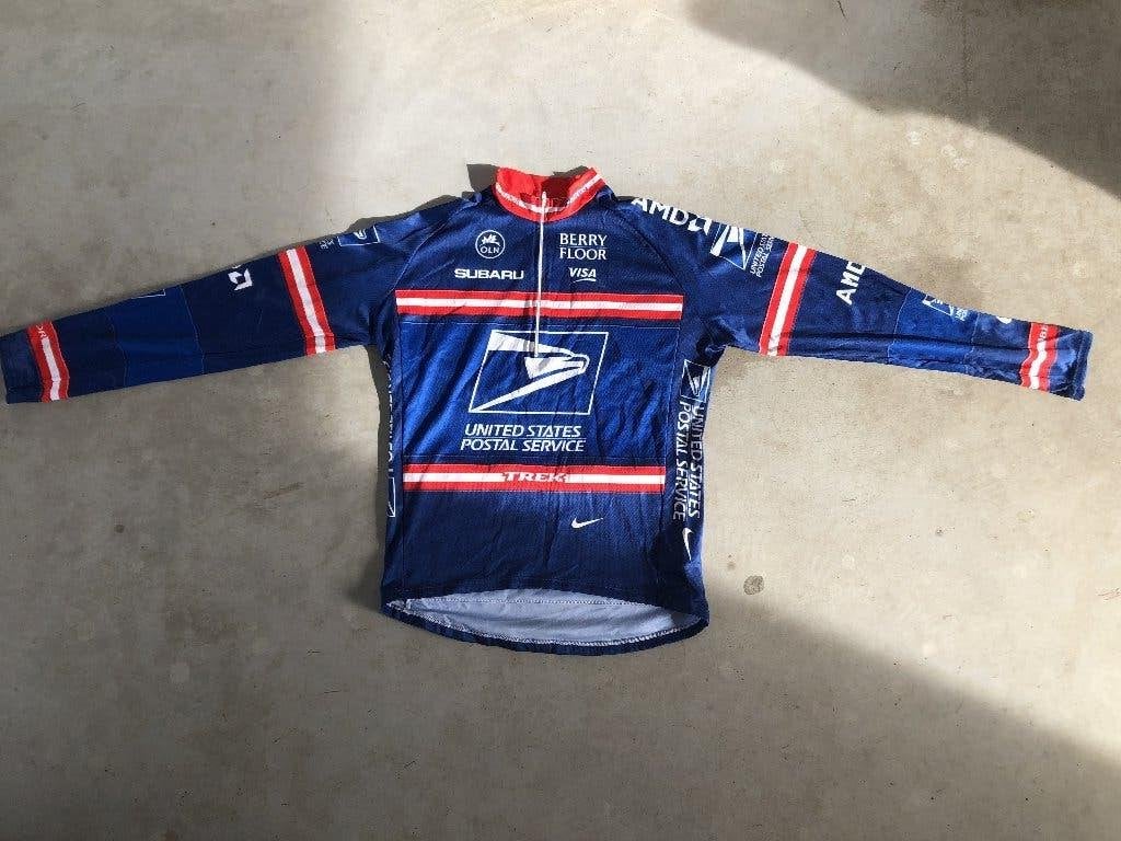 Vintage USPS Postal Service Wielertrui - Maat M, Gebruikt, Nike, Ophalen of Verzenden, Bovenkleding