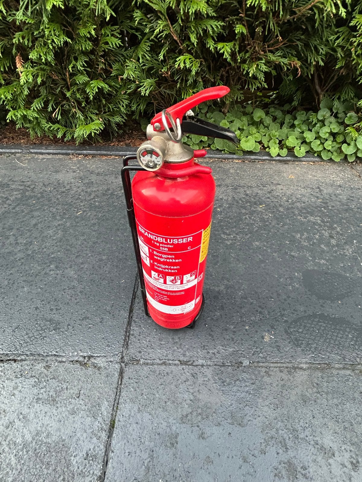 Brandblusser 1 kg poeder - Ecofex, Ophalen, Zo goed als nieuw, Brandblusser