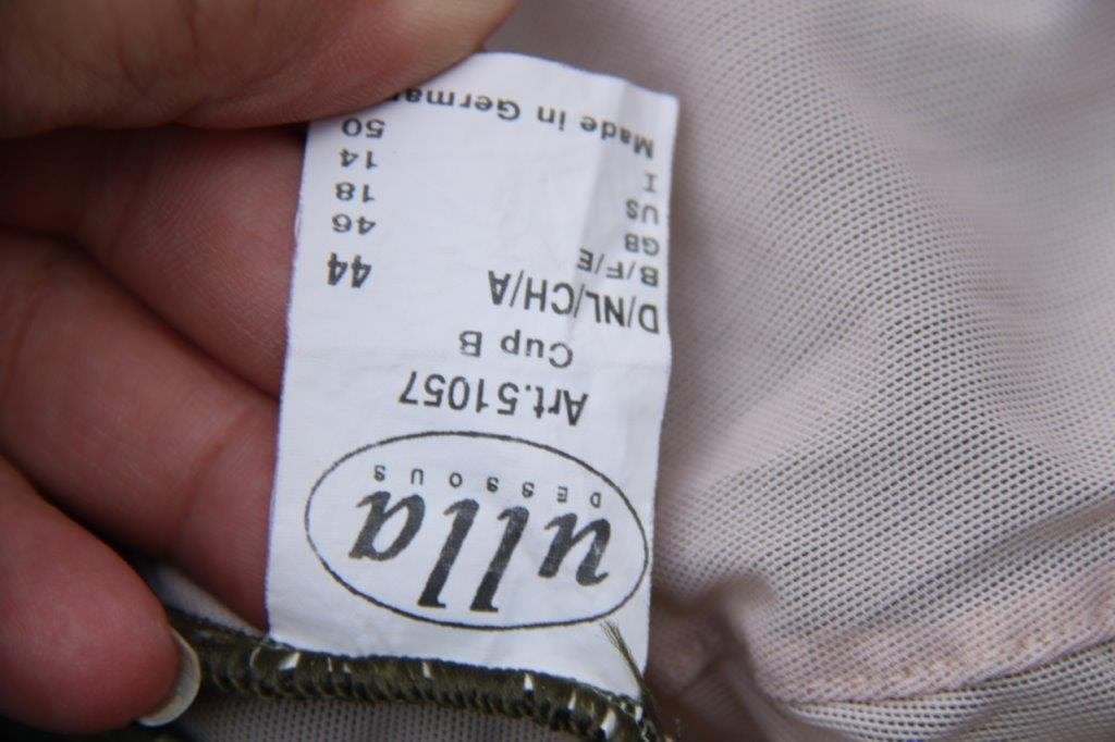 Badpak kaki/ lime Ulla Popken mt 44 B cup Vaste prijs, Ophalen of Verzenden, Zo goed als nieuw, Groen, Ulla Popken