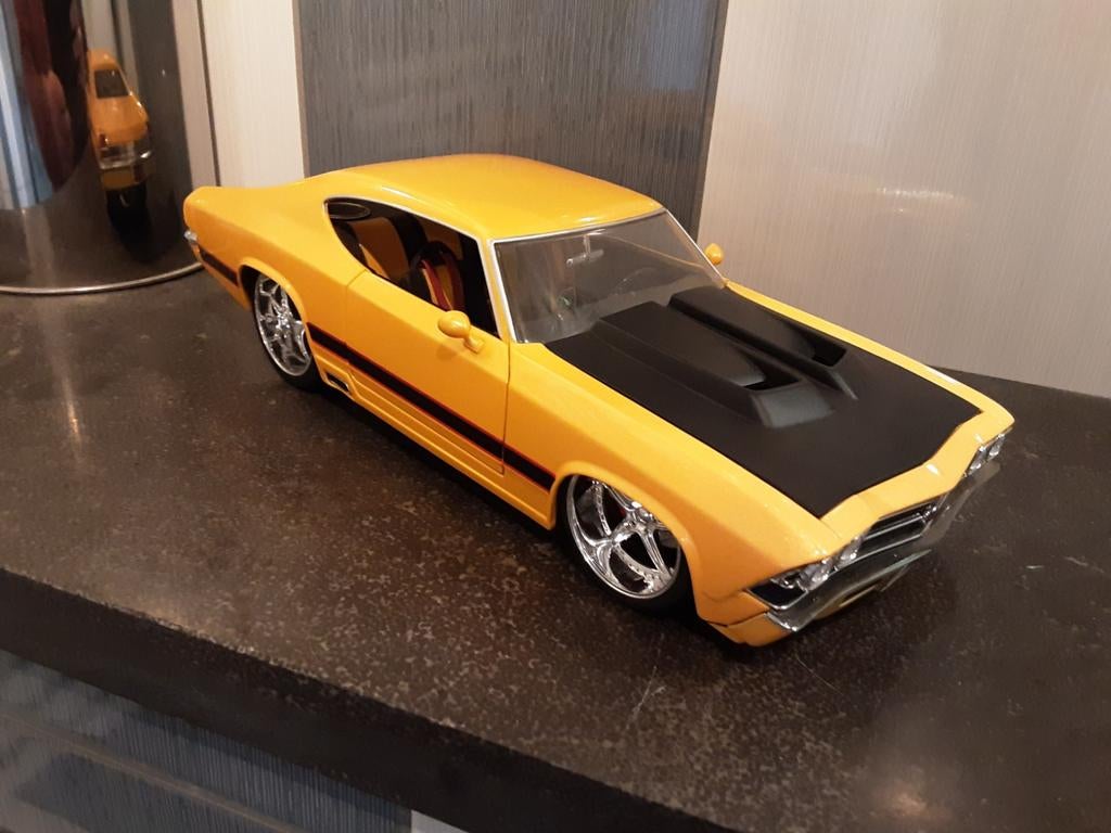 Jada Big Time Muscle 1:18 Chevrolet Chevelle SS 1969 (Rare!), Hobby en Vrije tijd, Modelauto's | 1:18, Ophalen of Verzenden, Zo goed als nieuw